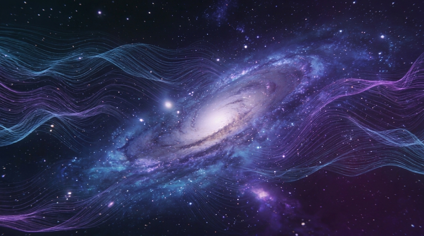 Galaxie und Schwingungswellen - Frequenzen des Kosmos
